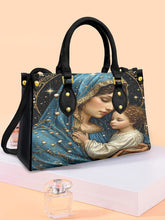 Sac à bandoulière Faith Virgin Mary en cuir pour femme